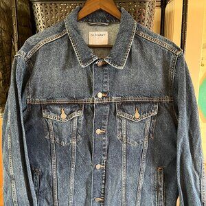 Men’s Old Navy XL Blue Jean Jacket - Never Worn, Classic Denim